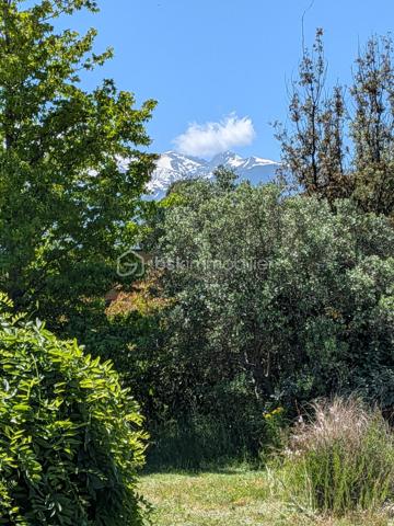 Lumineuse villa 4 faces de plain-pied de 128 m², exposée plein Sud avec vue imprenable sur le Canigou.

Cette agréable maison se compose d’un hall d’entrée desservant une belle pièce de vie salon/séjour, une cuisine équipée, une buanderie et un cellier.

L’espace nuit comprend quatre chambres avec rangements, une salle de bain équipée d’une baignoire et d’une douche ainsi qu’un WC indépendant avec lave-mains.

Un garage indépendant d’environ 39 m² permet d’accueillir deux véhicules.

À l’extérieur, vous profiterez d’un vaste terrain arboré de 2000 m² avec arrosage, d’une piscine avec terrasse ainsi que d’un environnement calme et reposant.

Cette agréable villa réunit tous les atouts pour profiter pleinement d’un cadre de vie paisible et privilégié face au Canigou.

Un bien à découvrir rapidement!