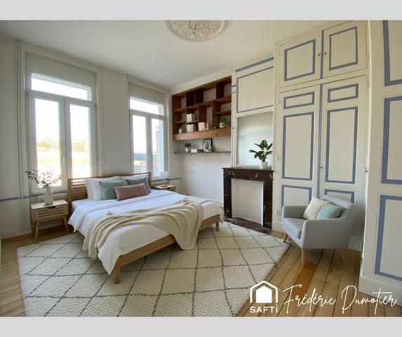 Superbe maison bourgeoise en centre ville avec 3 chambres, 1 dressing et espace extérieur