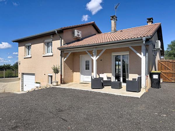 Maison Blyes 90 m2, 3 chambres, un garage,, terrain de 578m2