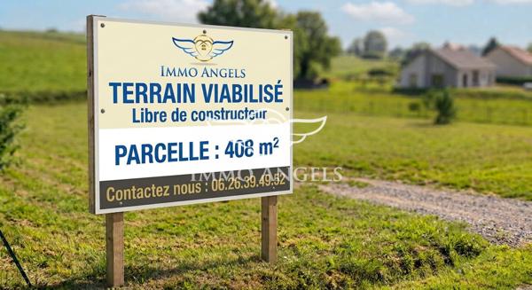 Terrain viabilisé à vendre