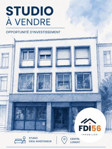 A VENDRE LORIENT CENTRE STUDIO 20 m2 , Lorient