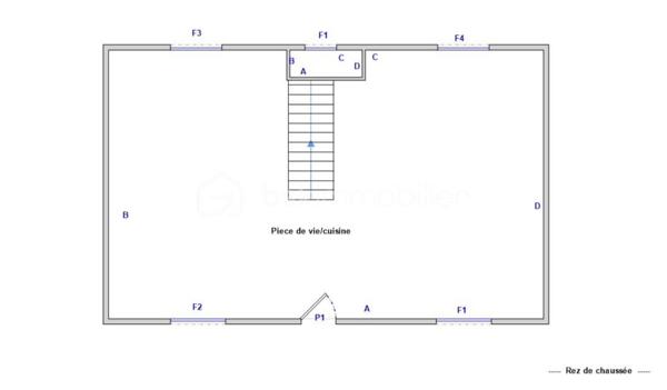 Maison de village de 78 m²