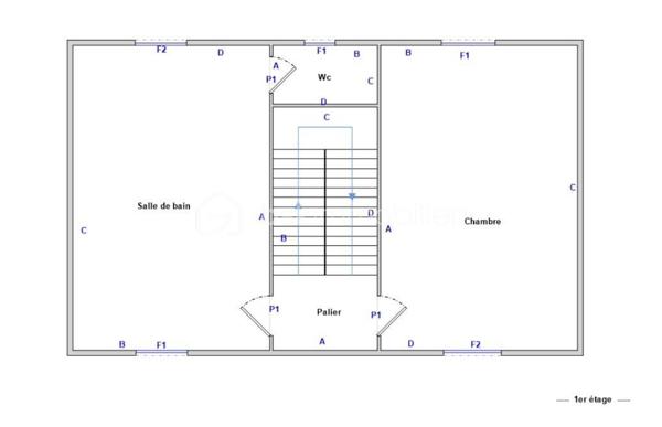 Maison de village de 78 m²