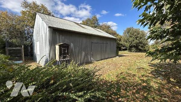 Terrain de loisir 4443 m² avec hangar, eau, élec