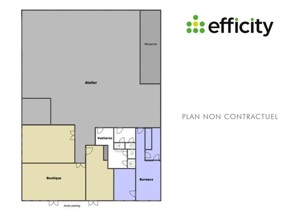 Local Commercial 5 pièces - 550 m²