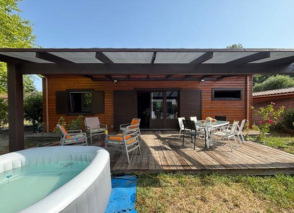 Maison bois 4 Pièces 86m² avec garage et terrain 500m²  Le Teich