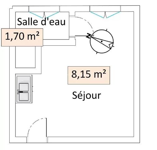 Vente Appartement 1 pièces 9 m2 à Paris 16