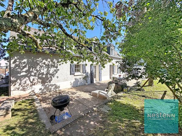 Achat longère Amboise 120 m² 4 chambres, jardin et grand garage.
