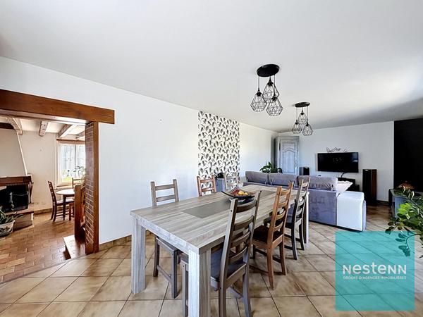 Achat longère Amboise 120 m² 4 chambres, jardin et grand garage.