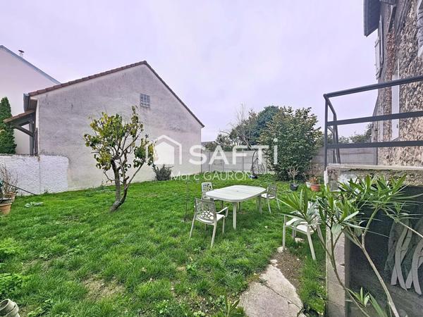 Rare appartement de 68m² avec grand jardin.