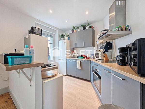 Rare appartement de 68m² avec grand jardin.