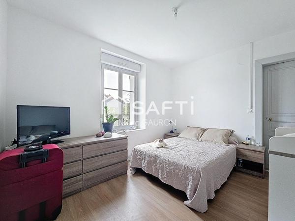 Rare appartement de 68m² avec grand jardin.