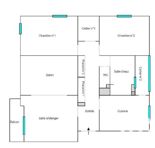 Appartement à vendre 3 pièces 79 m² Hauts de Bienne