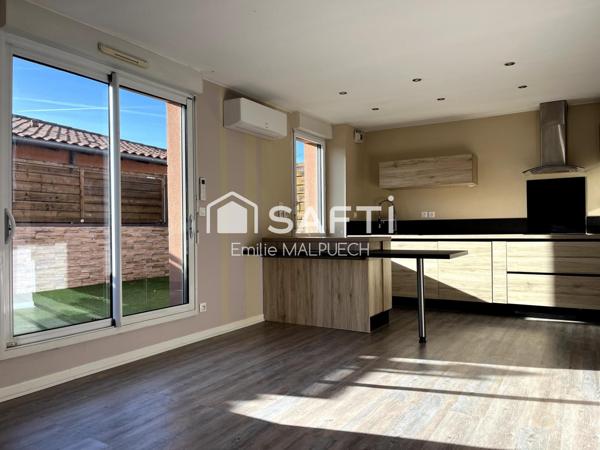 CASTELNAU : T3 lumineux avec cuisine conviviale