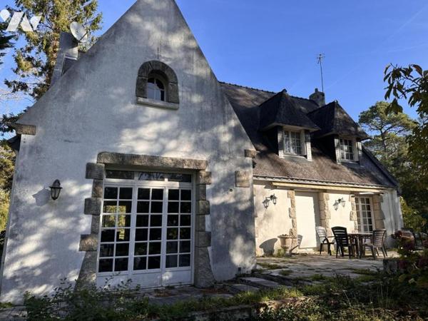 A VENDRE CARNAC Nord, dans lotissement résidentiel, maison années 70, terrain en Na 6460 m²