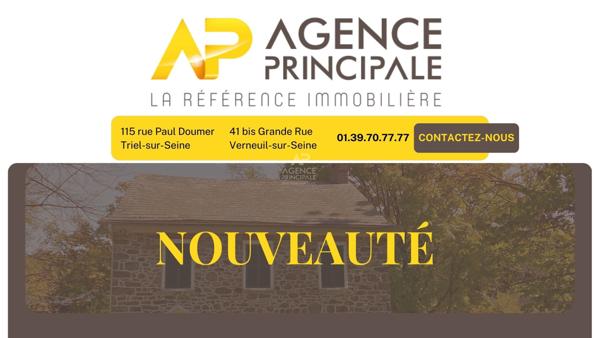Meulière Chanteloup Les Vignes 5 pièce(s) 76 m2 €262 500 ** - Référence 1753