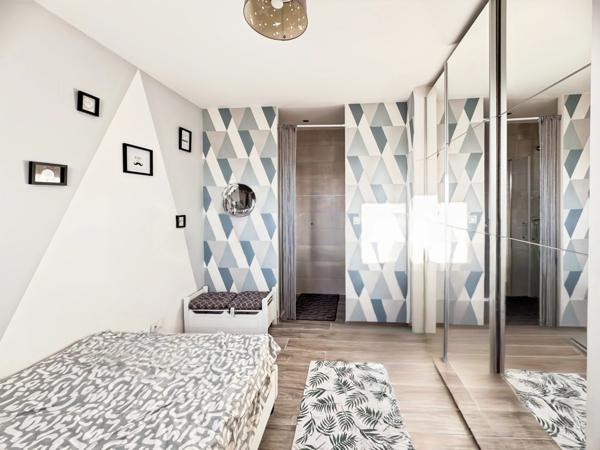 Maison d’architecte contemporaine connectée BBC 178 m2 avec prestations d'exception sur parcelle de 750 m2 avec piscine