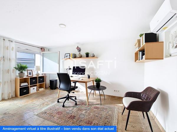 Magnifique maison de village 3 pièces de 75 m² en plein coeur de Velaux