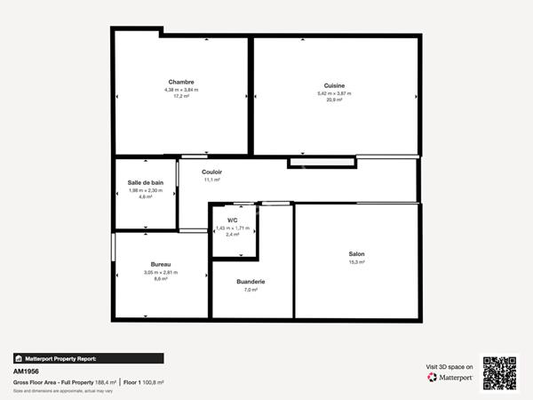 Belle maison mitoyenne avec dépendance atelier et terrain clôturé