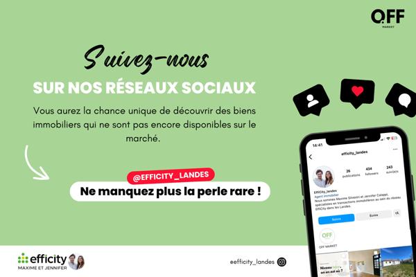 Maison 5 pièces - 120 m² Exclusivité efficity