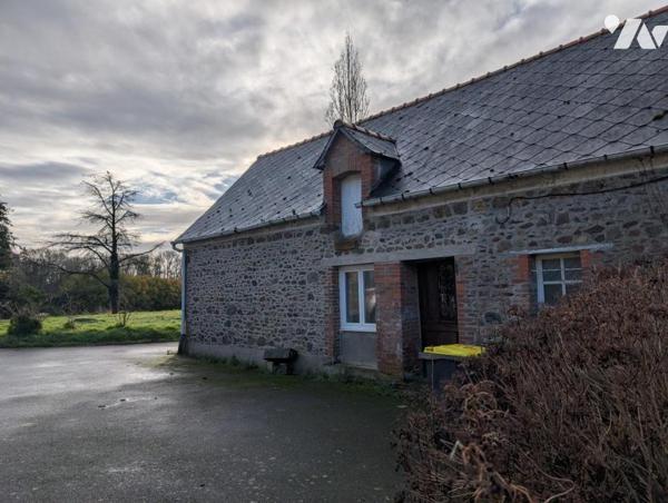 exclusivité longère en pierre avec terrain constructible en partie