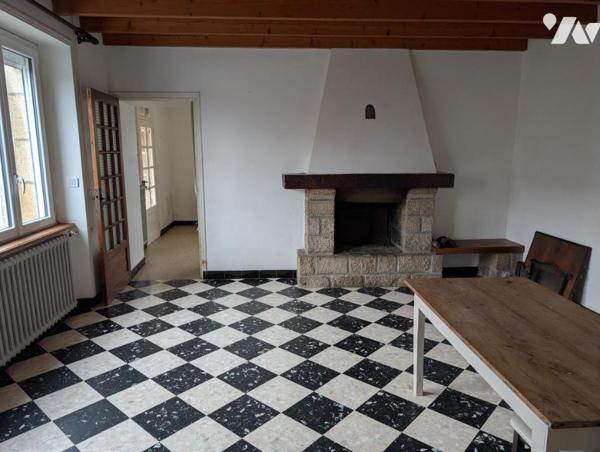 exclusivité longère en pierre avec terrain constructible en partie