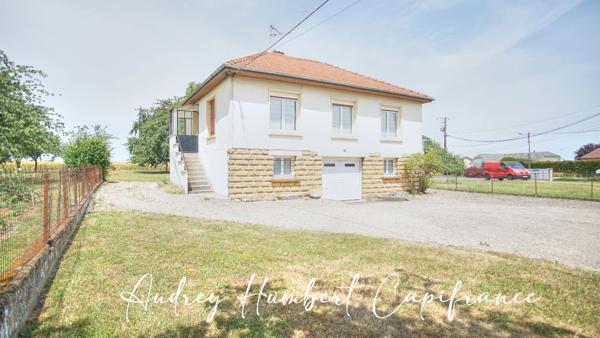 Maison à vendre 5 pièces FRESNES EN WOEVRE (55) - 3 chambres - sous-sol complet - accès A4