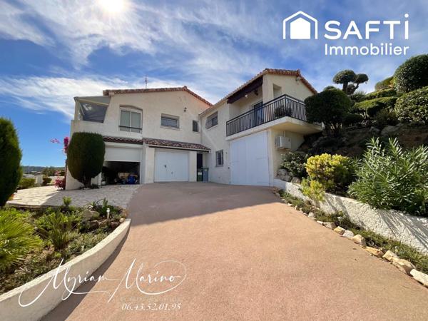 NOUVEAUTÉ ! : Maison traditionnelle avec vue mer panoramique – Les Issambres (83380)