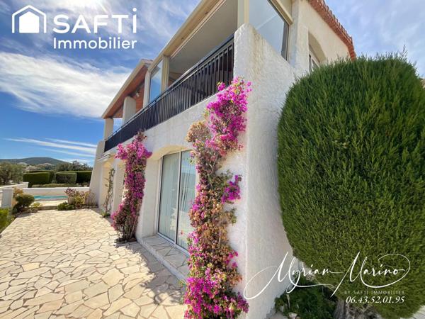 NOUVEAUTÉ ! : Maison traditionnelle avec vue mer panoramique – Les Issambres (83380)