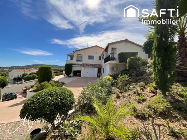 NOUVEAUTÉ ! : Maison traditionnelle avec vue mer panoramique – Les Issambres (83380)