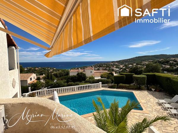 NOUVEAUTÉ ! : Maison traditionnelle avec vue mer panoramique – Les Issambres (83380)