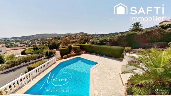 NOUVEAUTÉ ! : Maison traditionnelle avec vue mer panoramique – Les Issambres (83380)