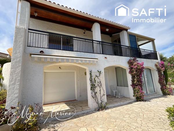 NOUVEAUTÉ ! : Maison traditionnelle avec vue mer panoramique – Les Issambres (83380)