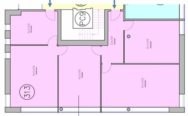 BUREAUX à LOUER de 181 m²