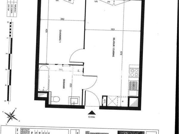 Location Appartement 2 pièces 41.6 m² - 907 & 914 RUE DE LONDRES Lens 62300