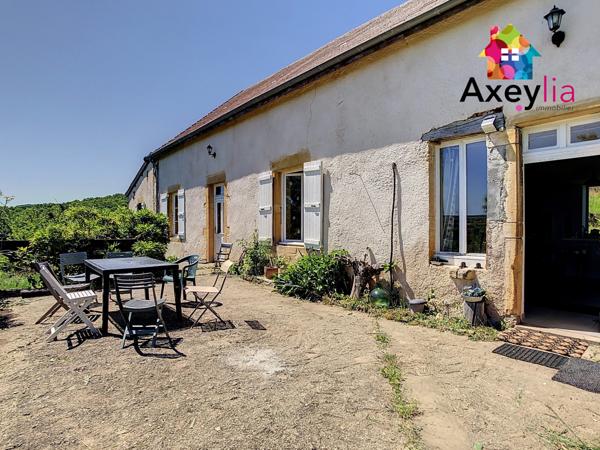 Rigny-sur-Arroux (71160) A VENDRE- RIGNY SUR ARROUX- MAISON DE CAMPAGNE SPACIEUSE AVEC VUE DÉGAGÉE