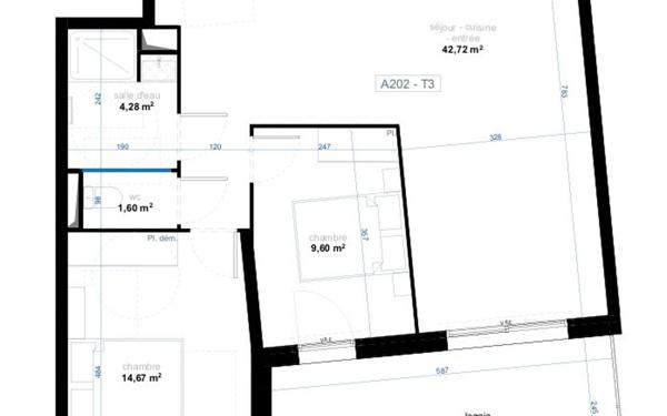 Appartement à vendre    3 pièces • 72,87 m2 Narbonne