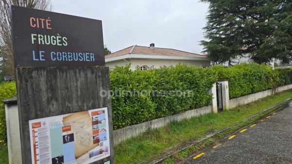 Maison 5 pièces de plain-pied dans le quartier recherché Cité Frugès-Le Corbusier à Pessac (33)