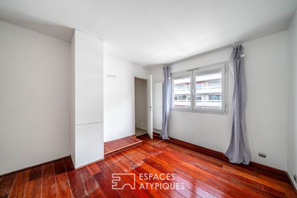 Atelier en dernier étage rue du Moulin Vert