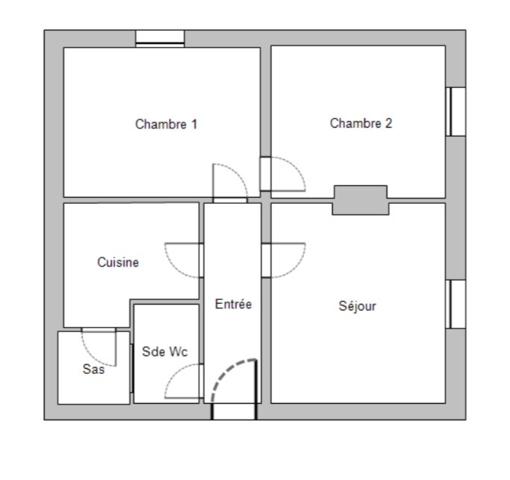 Montpellier (34000) Appartement 3 pièces + 2 caves