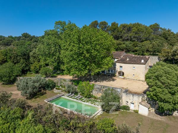 Authentique Ferme Provençale en pierre — Vue panoramique d’exception sur le Mont Ventoux