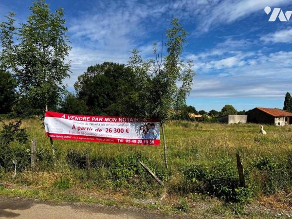 AIGONDIGNE, parcelle de terrain