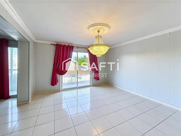 Marseille-13010-Type4 86m2-traversant -Box fermé.