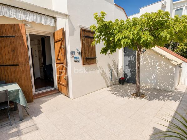 Découvrez cet appartement de plain-pied, idéalement situé à seulement 2 minutes à pied de la plage et à proximité immédiate des commerces de la place du Tertre.

Il se compose d’une cuisine ouverte sur séjour , d’un salon faisant également office de coin nuit, d’une chambre équipée de placards et porte-fenêtre ouvrant sur la terrasse, ainsi que d'une salle d'eau avec WC.

Ses véritables atouts ! la CLIMATISATION NEUVE, une belle TERRASSE sans vis-à-vis, parfaite pour profiter des beaux jours en toute tranquillité, un grand CELLIER offrant un espace de stockage supplémentaire et une place de PARKING.

Que ce soit pour une résidence principale, un pied-à-terre ou un investissement locatif, cet appartement réunit tous les critères pour vous séduire. À visiter sans tarder !