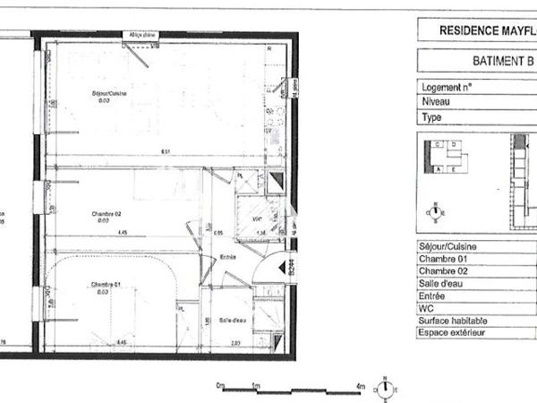 Location Appartement 3 pièces 60.01 m² - 3 RUE RUTH FIRST Nantes 44200
