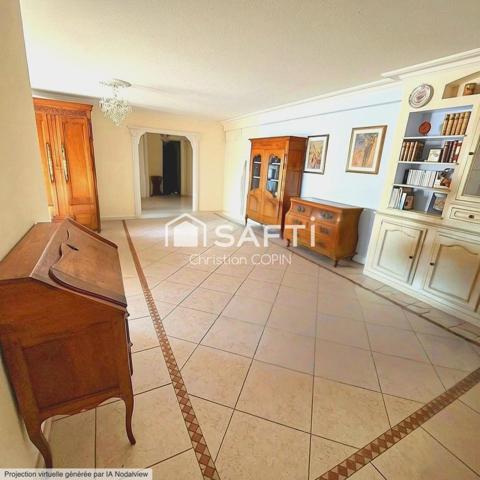 RARE T4 DE 117M2 AVEC 2 TERRASSES+GARAGE+CAVE