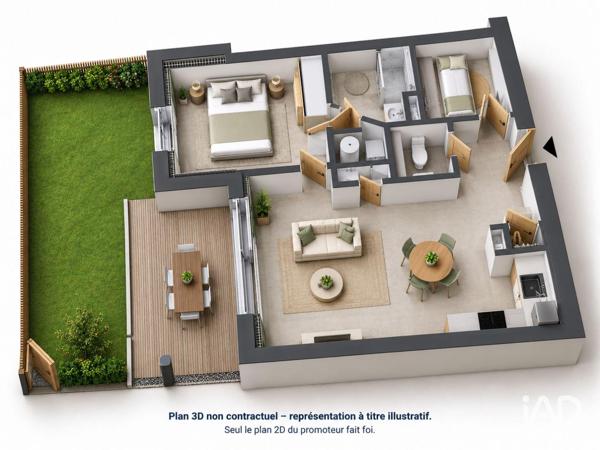 Appartement (neuf) à vendre 2 pièces 50 m² Saint-Gilles-Croix-de-Vie