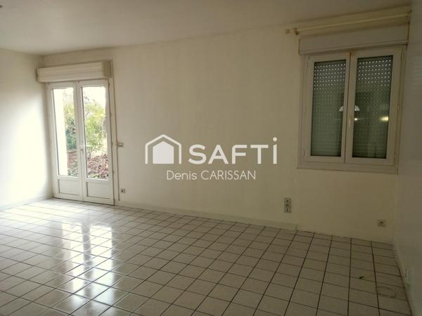 Maison individuelle 4 pièces + garage + jardin