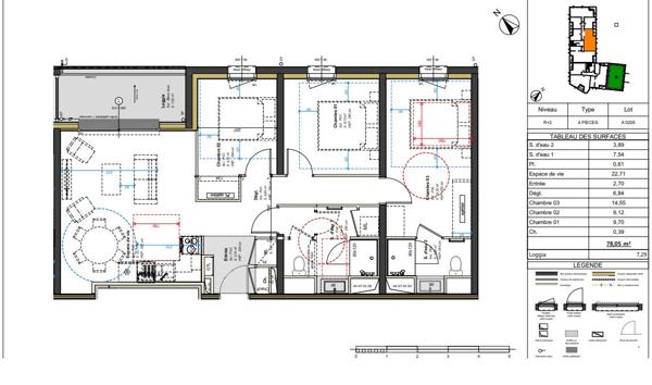 Appartement T4 de 77m² avec loggia - Livraison 2025