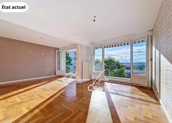 T5 lumineux en étage élevé, proche des commodités